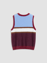 Three-Toned Fuzzy Sweater Vest